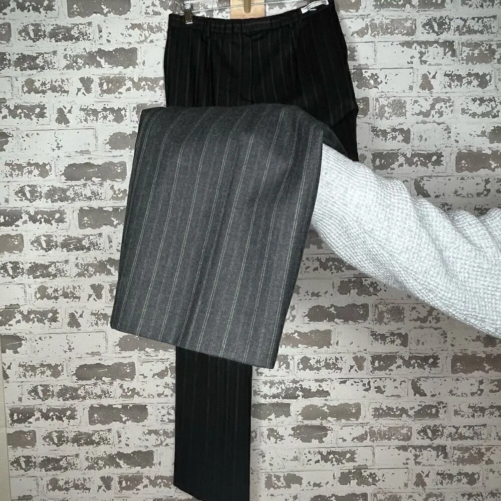 Pendleton | women pin striped dress pant wool - Image 8