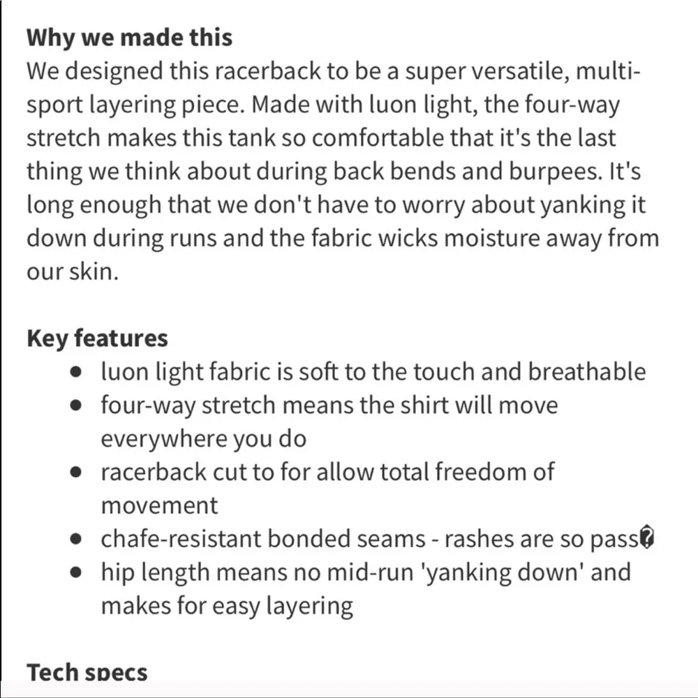 Lululemon Cool Racerback Surf Bonded Black Coral - Image 7