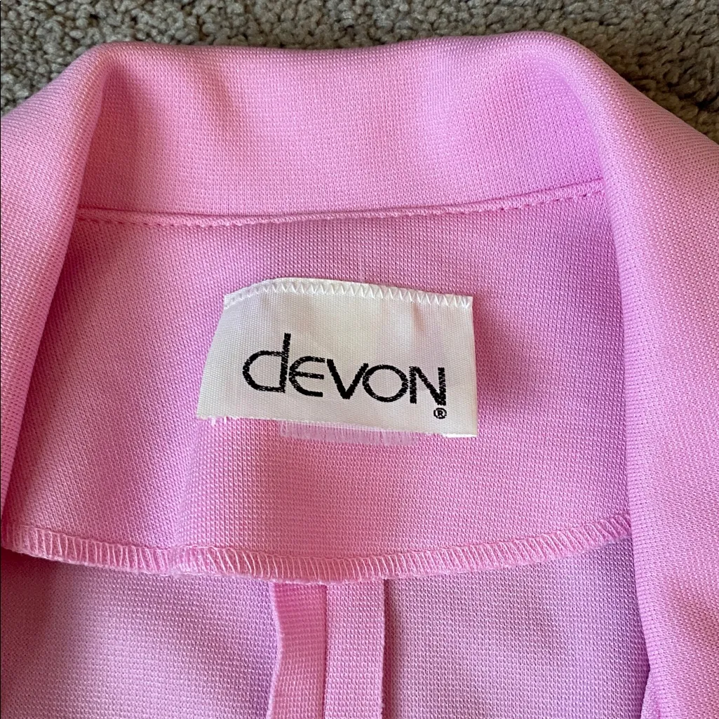 Devon Vintage Baby Pink Suit Set SIZE 16/14 - Image 3