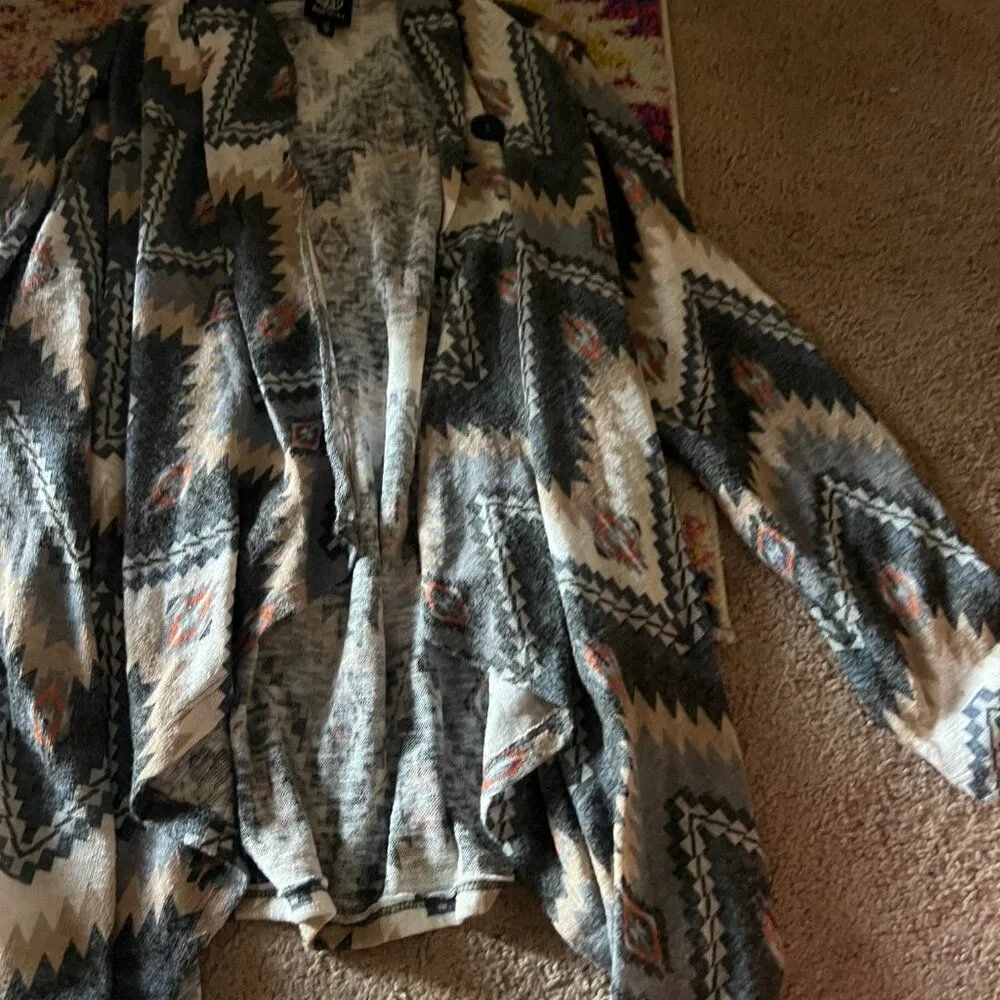 Bobeau 1x tribal cardigan - Image 3