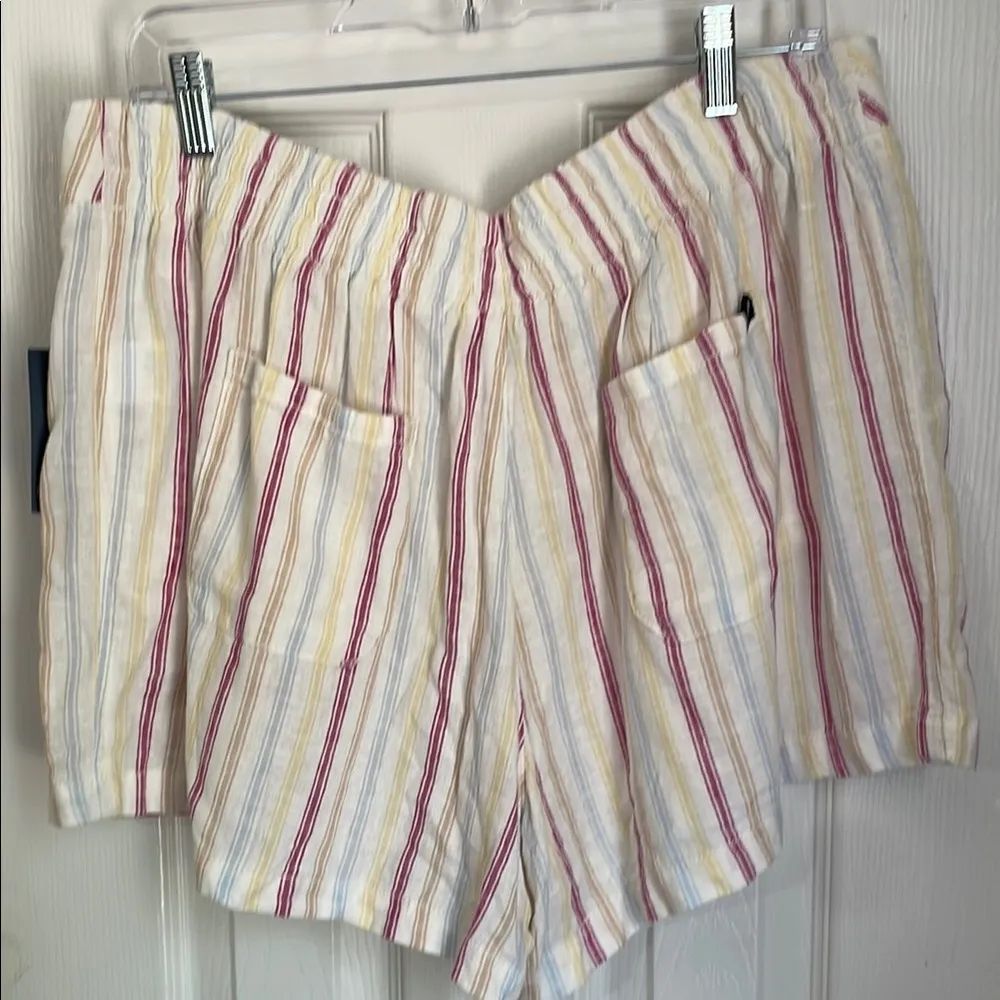 GAP Linen Blend Stripped Shorts - Image 4