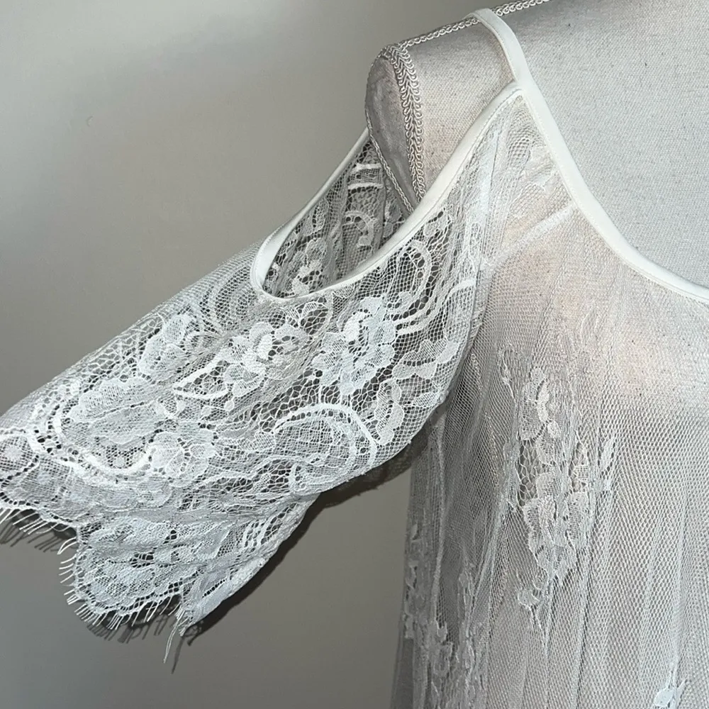 White Lace Cover Up Size undefined - Image 6