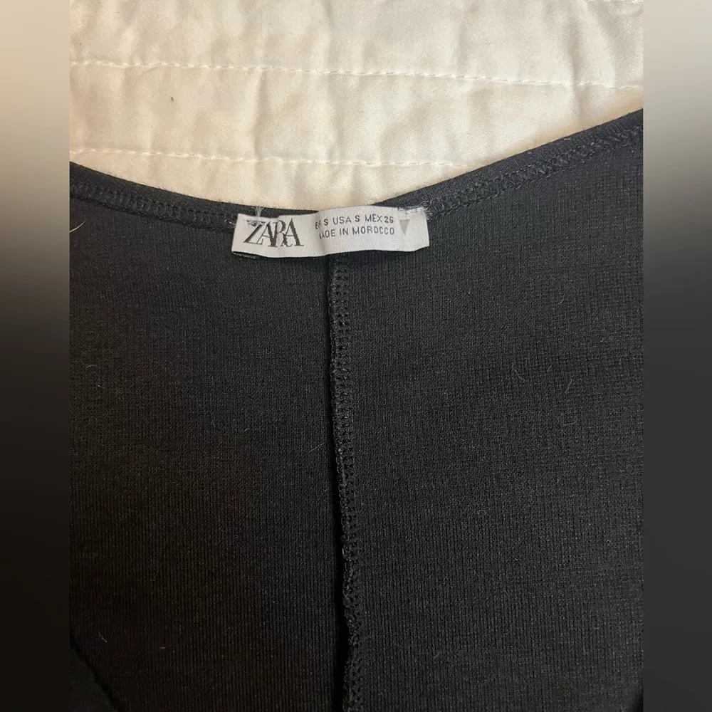 Zara Black rouched dress - Image 3