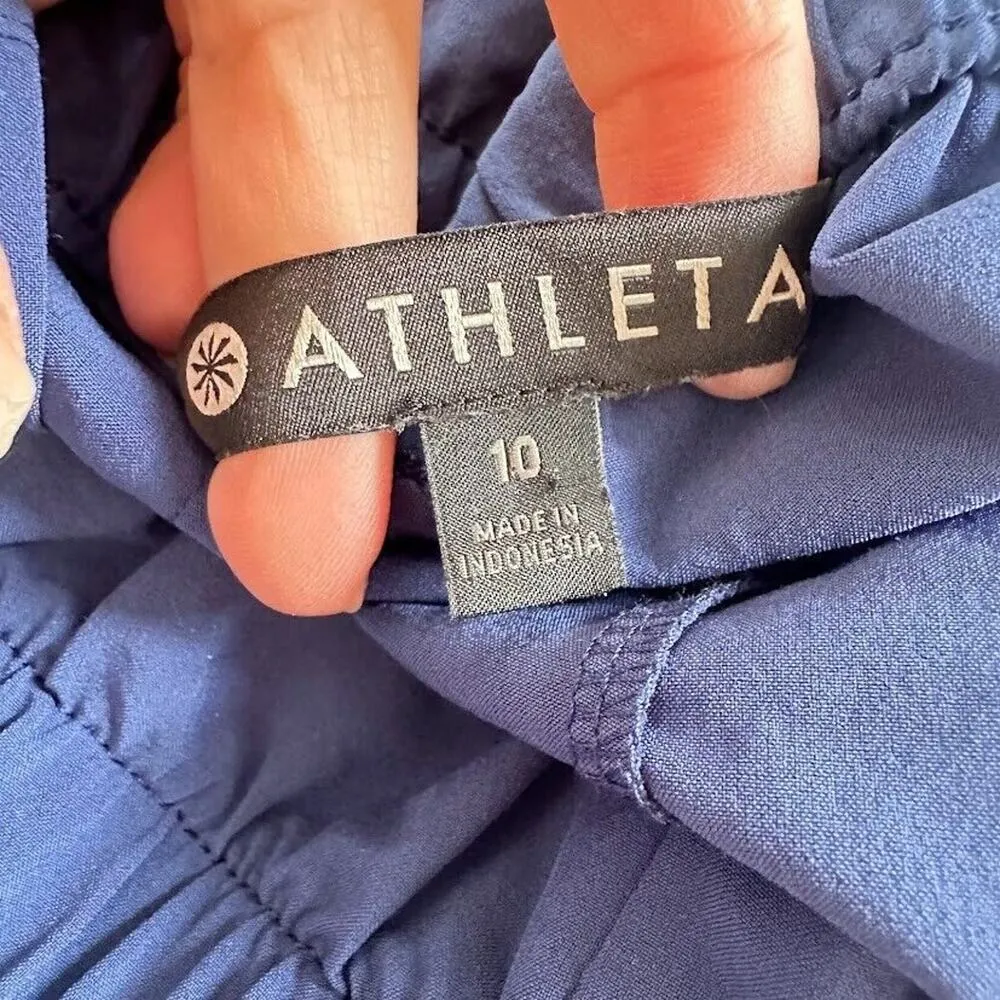 Athleta Women's Size 10 Skyline Pant Paperbag Waist Blue 292915 Work Casual - Image 6