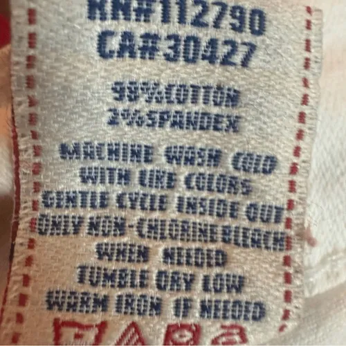 True Religion Womens‎ Ricky Straight White Denim Jean Size 27 Streetwear Summer - Image 9