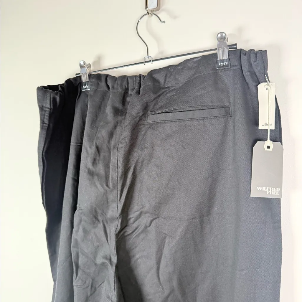 Wilfred Free Emmack Pant Black Drawstring Tapered Trouser - Image 4