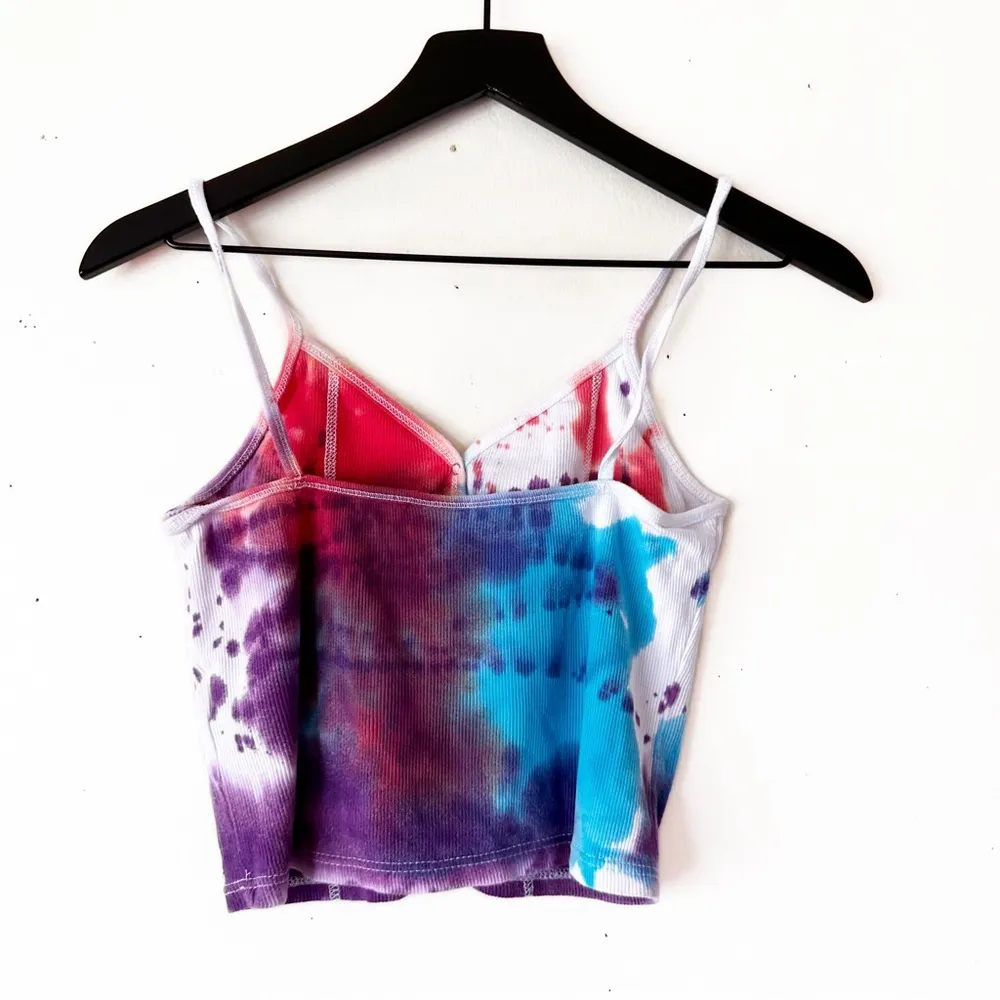 TopShop Tie Dye Cropped Camisole Women's Size 6 - Image 6