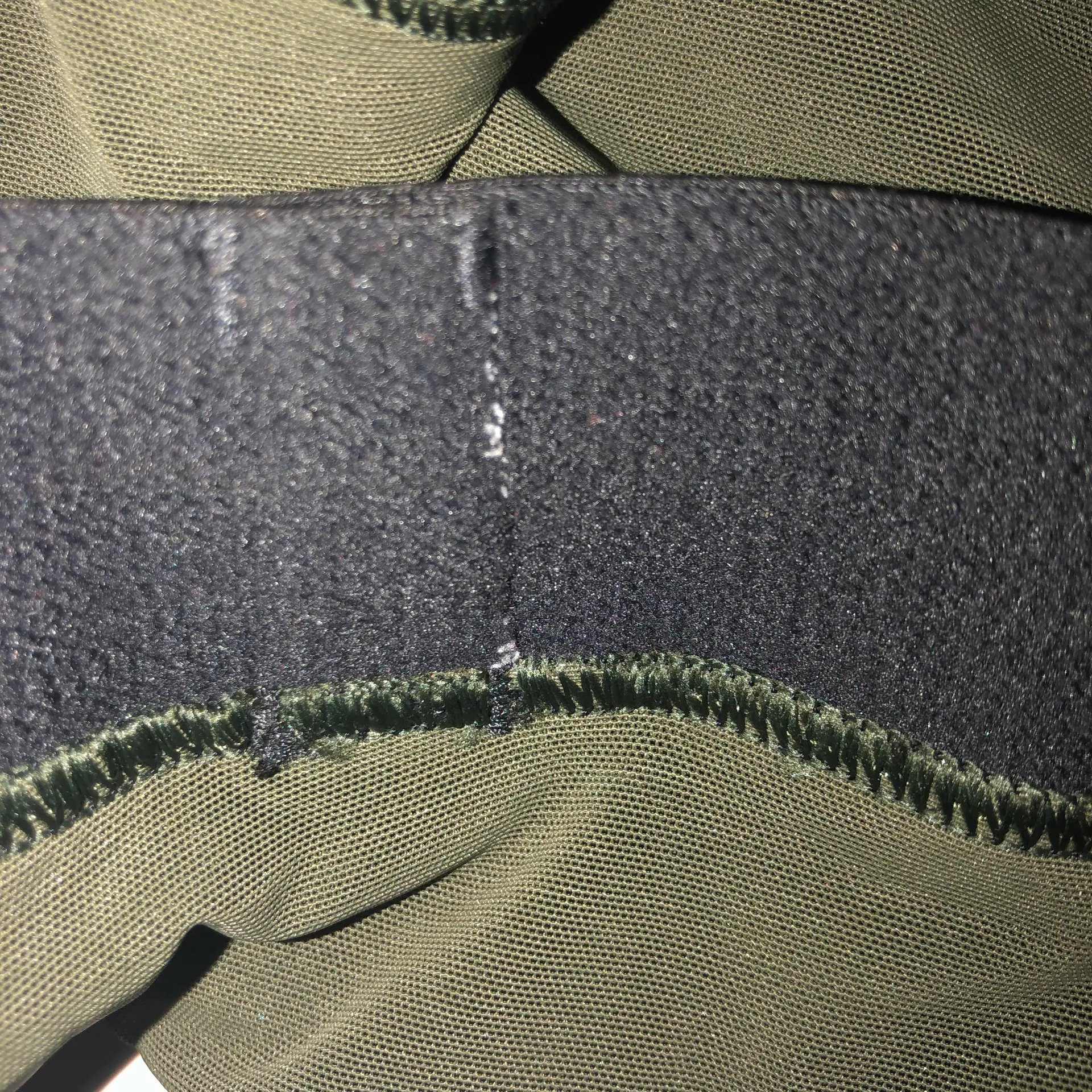 Olive Green and Black Sports Bra VSX - Image 8