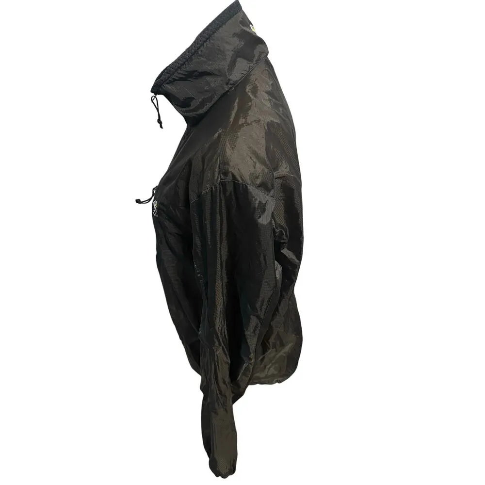 Mountain Hardwear Women’s Medium Black Full ZIP Light Rainjacket - Image 2