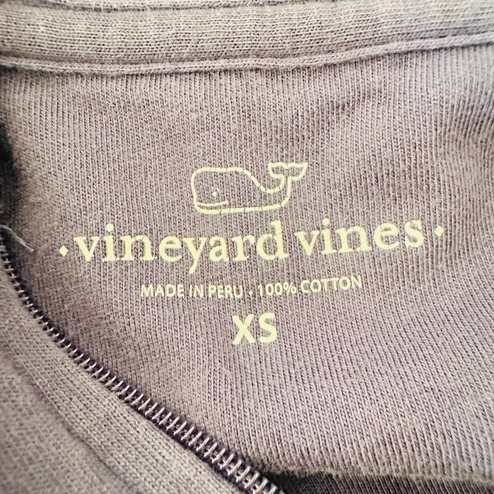 Vineyard Vines 1/4 Zip Pullover Sweatshirt Jacket Womens XS Navy Blue Nautical - Image 6