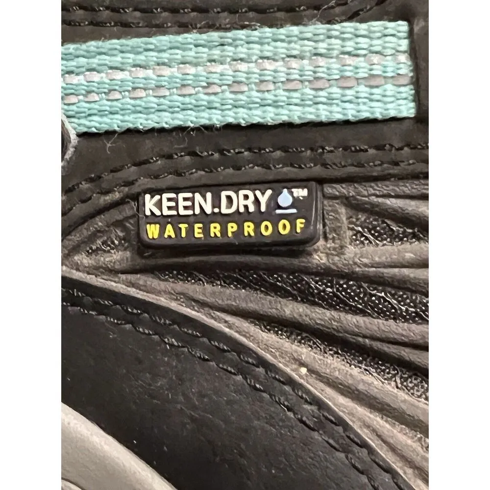 Keen Womens Saltzman Hiking Shoes‎ Sneakers Size 7.5 Grey Black Green 1013227 - Image 11