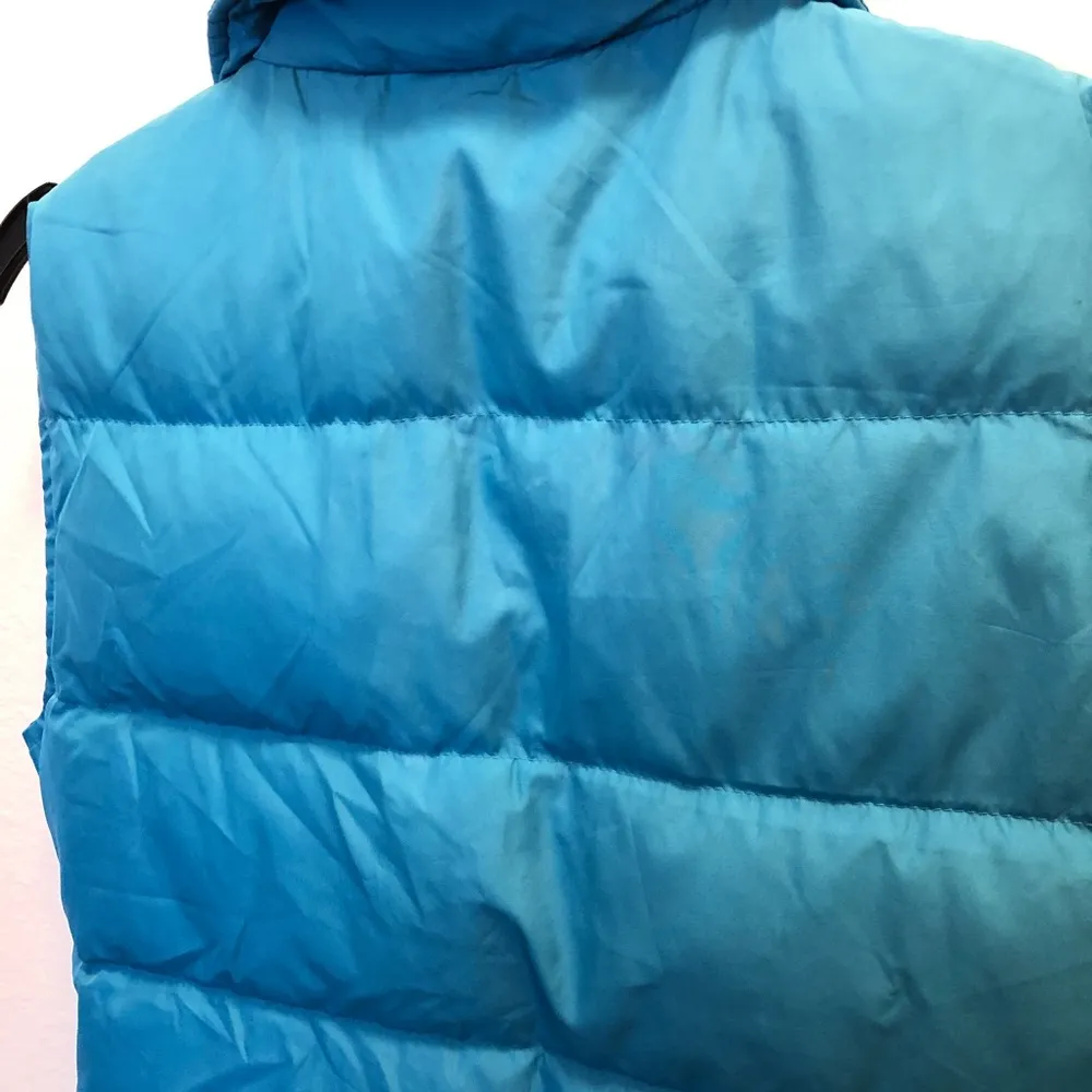 Aeropostal Down/Feather Blue Puffy Vest M - Image 4