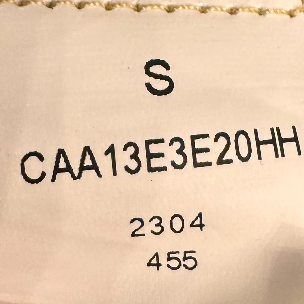 CUPSHE Women’s Beach Resort Romper Beige Crochet Sleeveless Sz Small Shorts New - Image 5