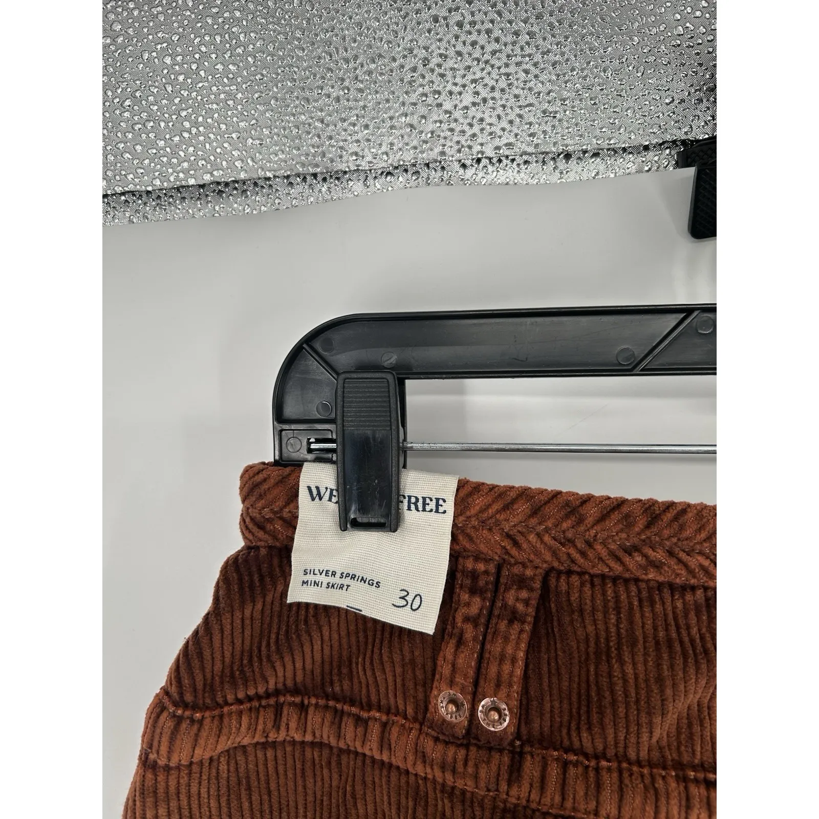 Free People Silver Springs Cord Mini Skirt Corduroy We The Free Brown Size 30 - Image 9