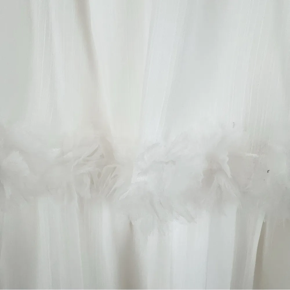 Elliatt NWT Ondine Babydoll Mini Dress in White Ivory Size Small - Image 4