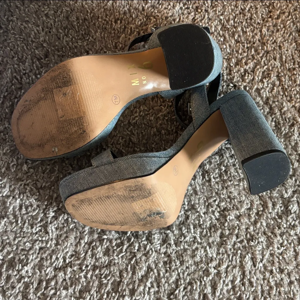Denim Women's Heels Blue Size 7 - Image 4