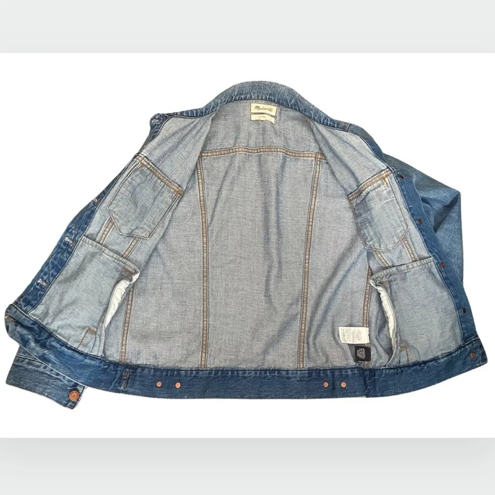 MADEWELL The Jean Jacket Classic Denim SOLD OUT Medium - Image 7