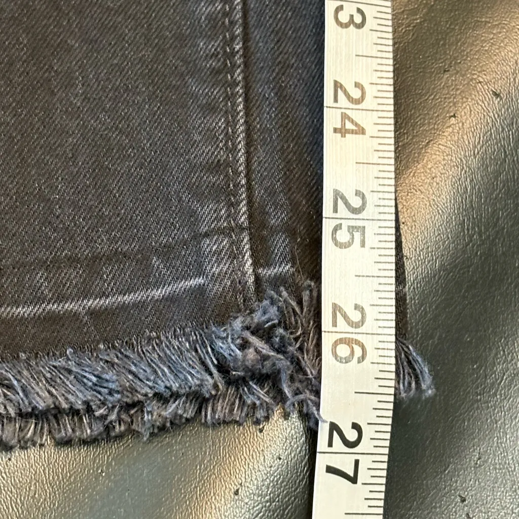 LOFT Women's Straight HighRise Curvy Fit  Jeans w/ frayed bottoms size 26 NWT - Image 14