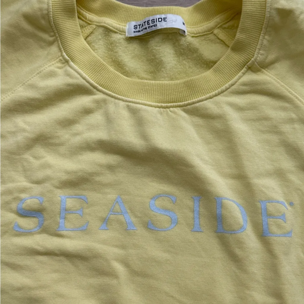 The Seaside Style Softest Raglan Short Sleeve Sweatshirt - Image 2