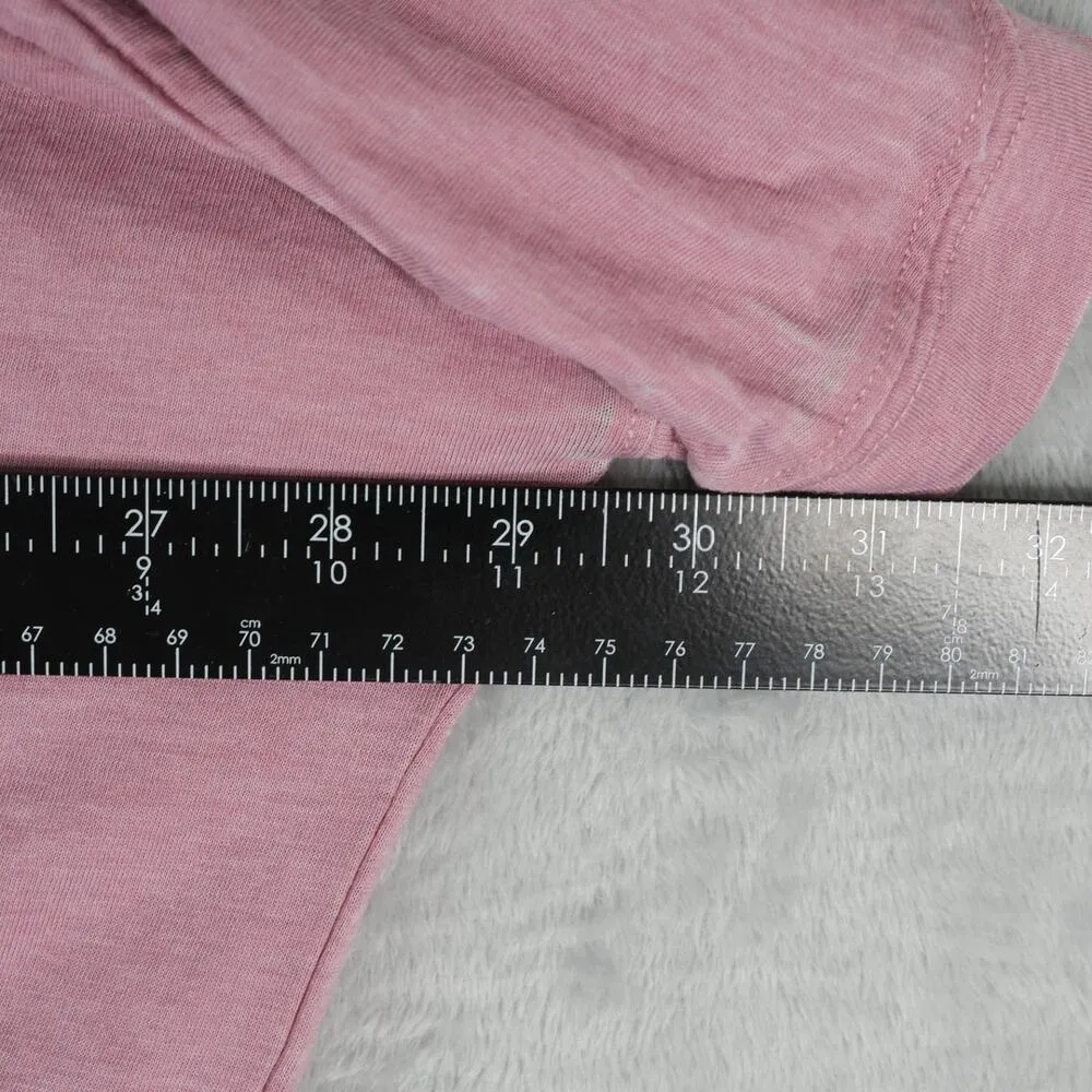 Ariat  Flowy Francesca Top Nostalgia Rose Oversized Fit Split Neck Shark Bite Hem - Image 9