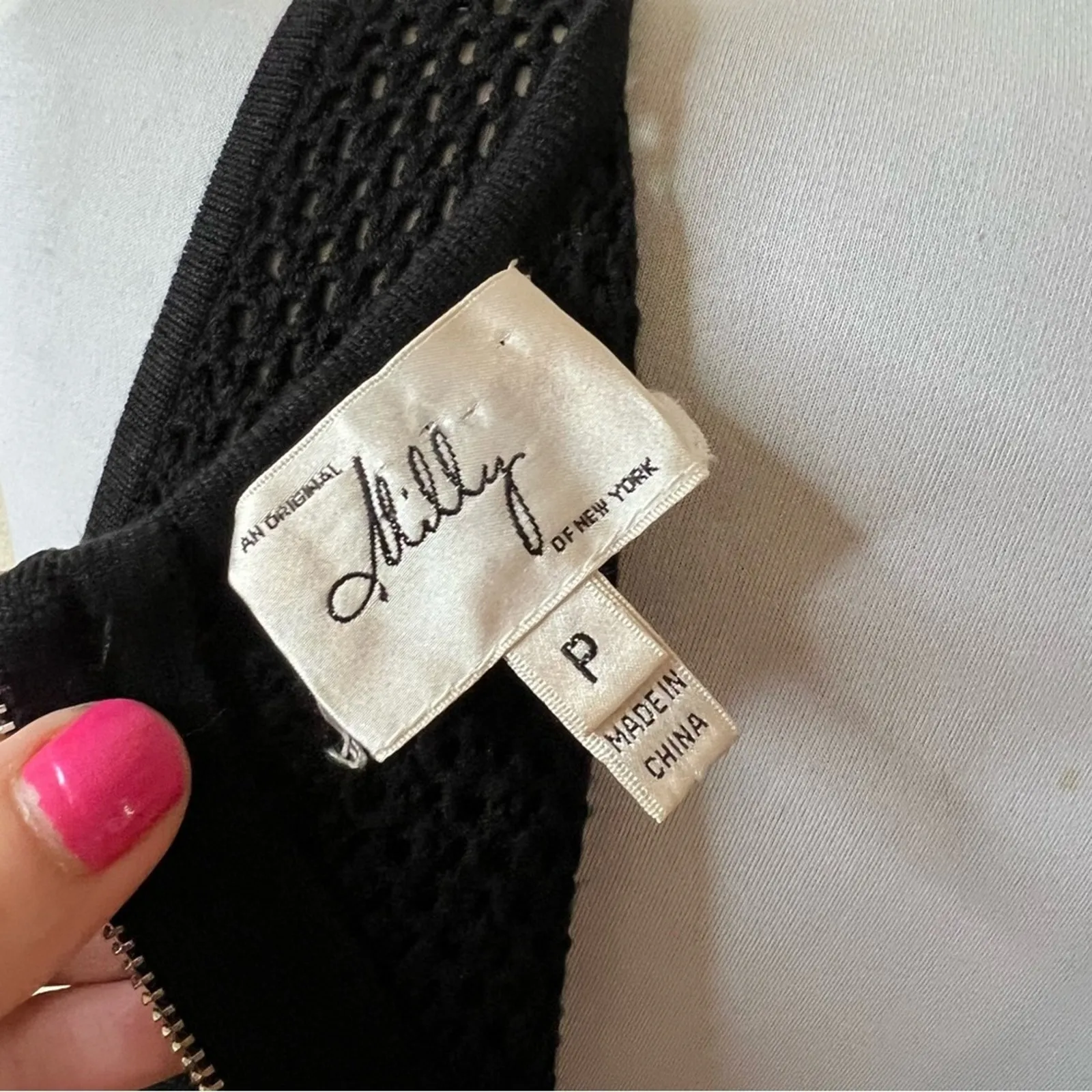 Milly of New York Nicole Black Knit Peplum Sleeveless Mini Dress P/XS - Image 7