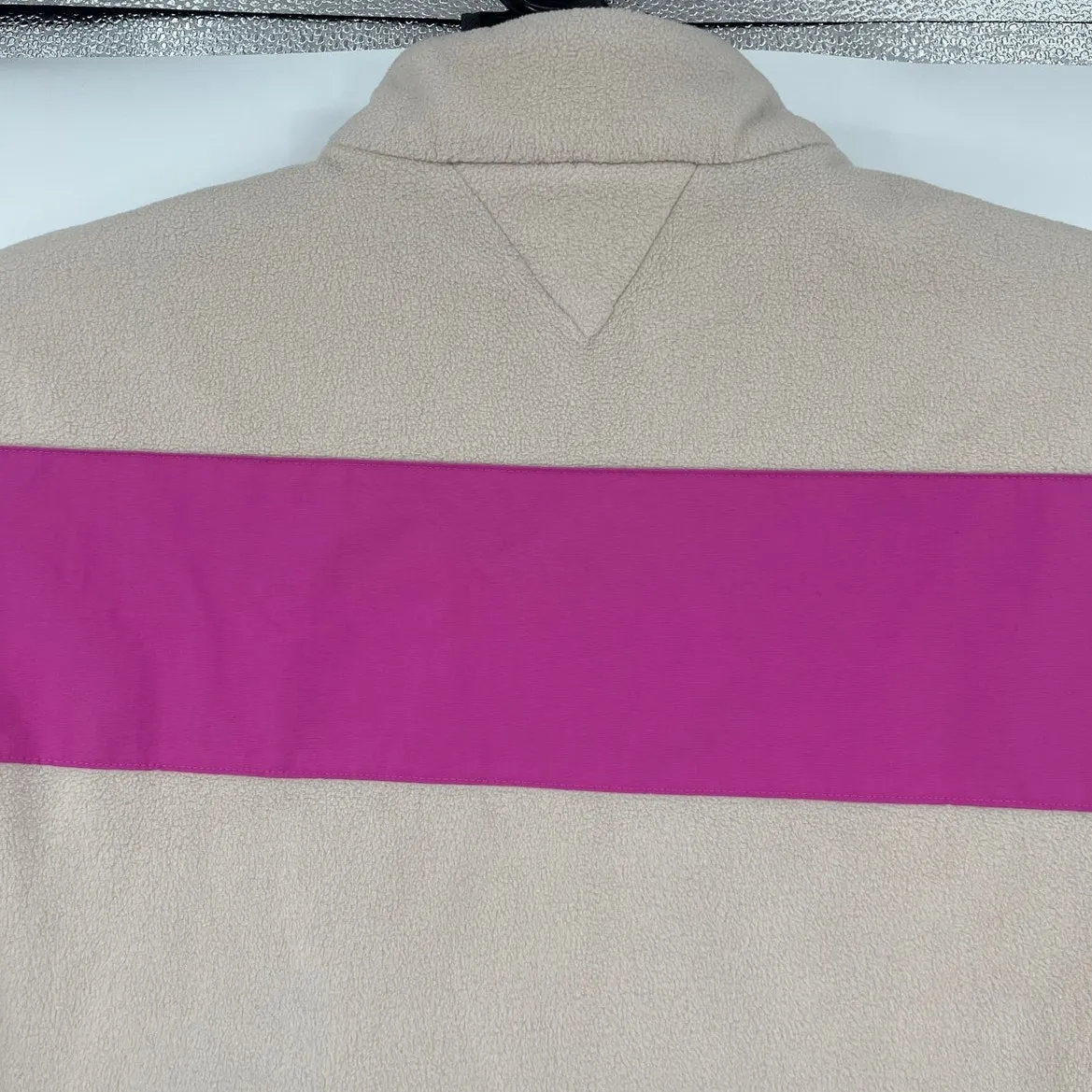 Tommy Hilfiger Y2K Fleece 1/4 Zip Pullover Womens Top Sz XL Preppy Logo Cozy - Image 7