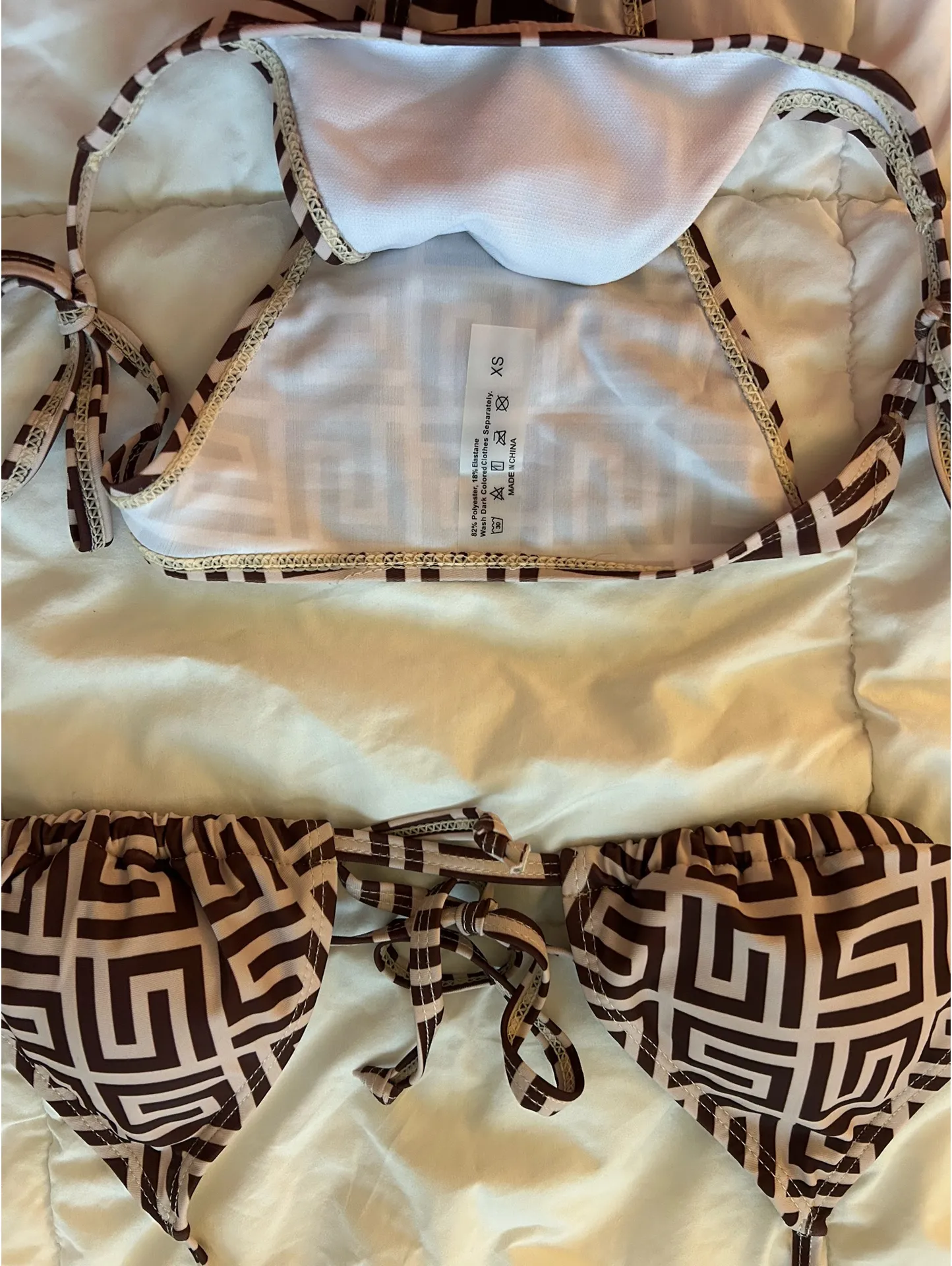 SheIn Patterned Bikini Set - Image 2