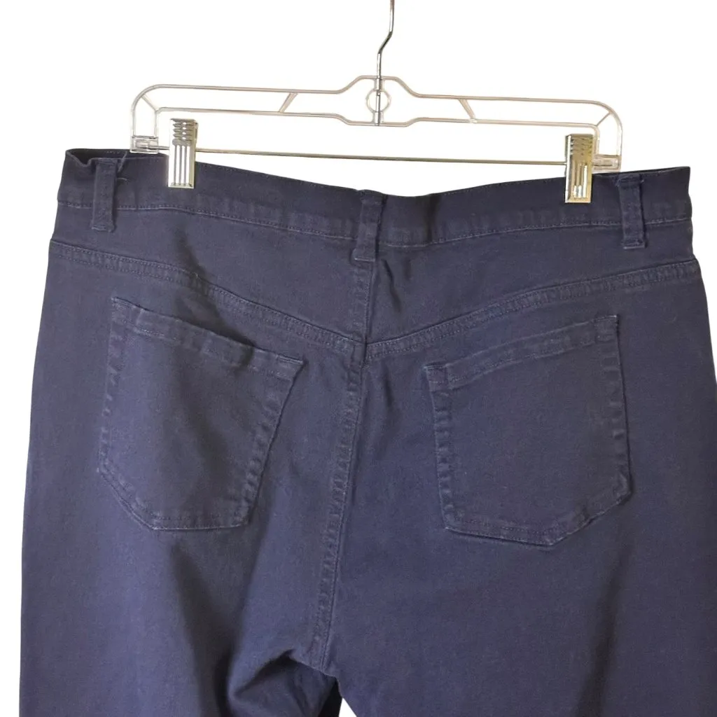 Gloria Vanderbilt 16W Amanda Jeans Straight Leg Navy Casual Denim Classic - Image 11