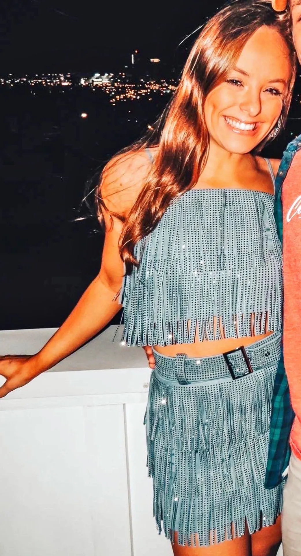 Blue fringe Two Piece Set - Image 3