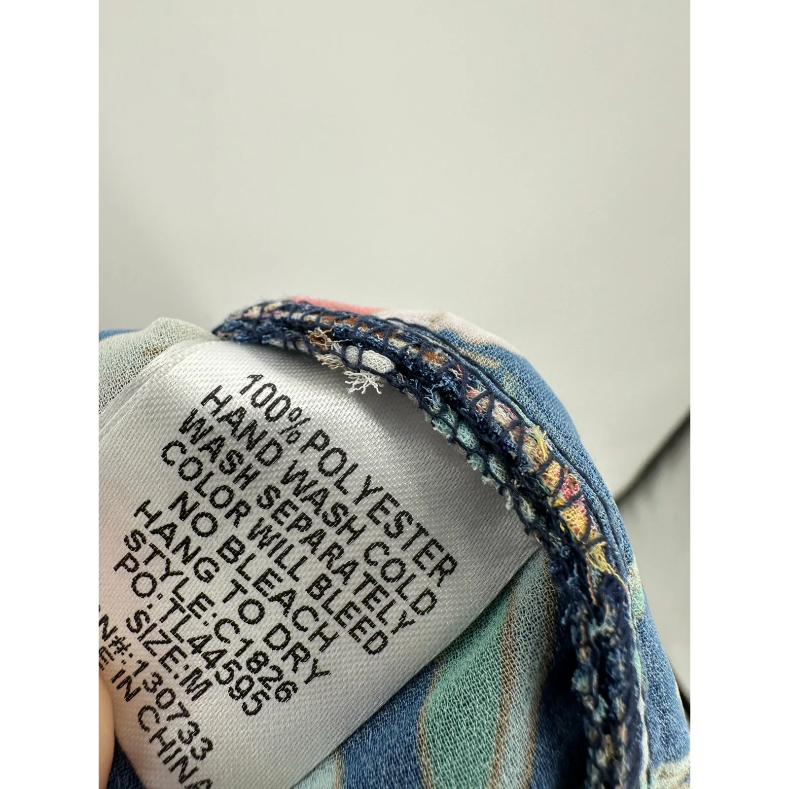 Umgee Kimono Women Medium Floral Boho Ruffle Sleeve Flowy Oversized Spring - Image 7