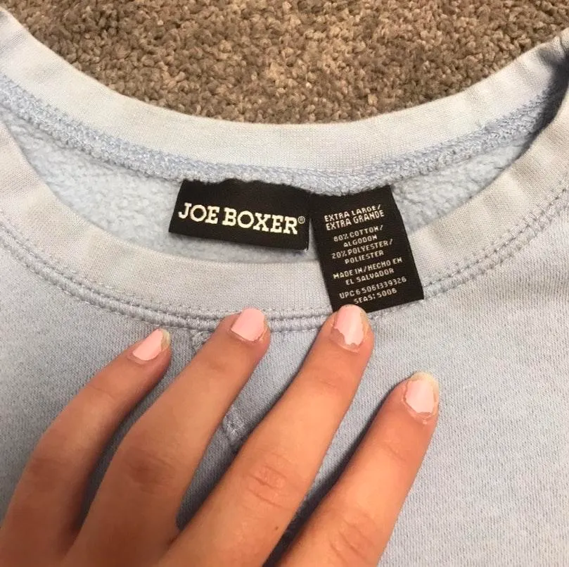 Joe Boxer Oversized Crewneck Pullover - Image 7