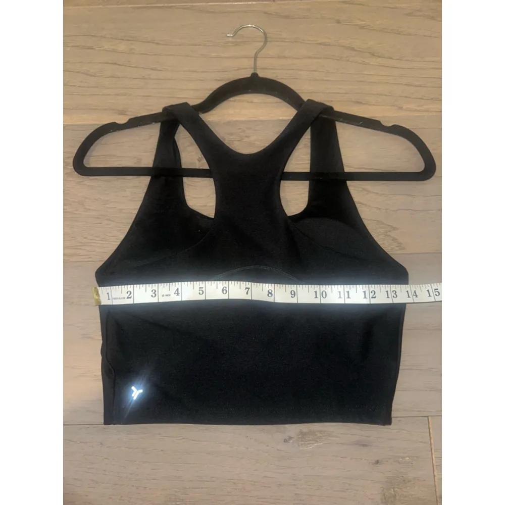 Old Navy  Active Sports Bra Tank Top Black Size Small - Image 4