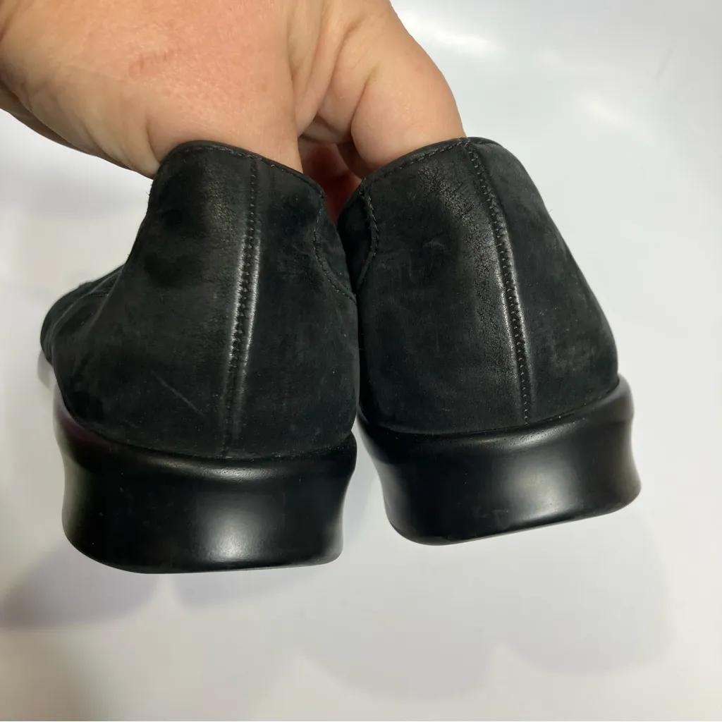 SAS black suede slip on loafer lace up tie comfort shoes women’s‎ size 10 casual - Image 5