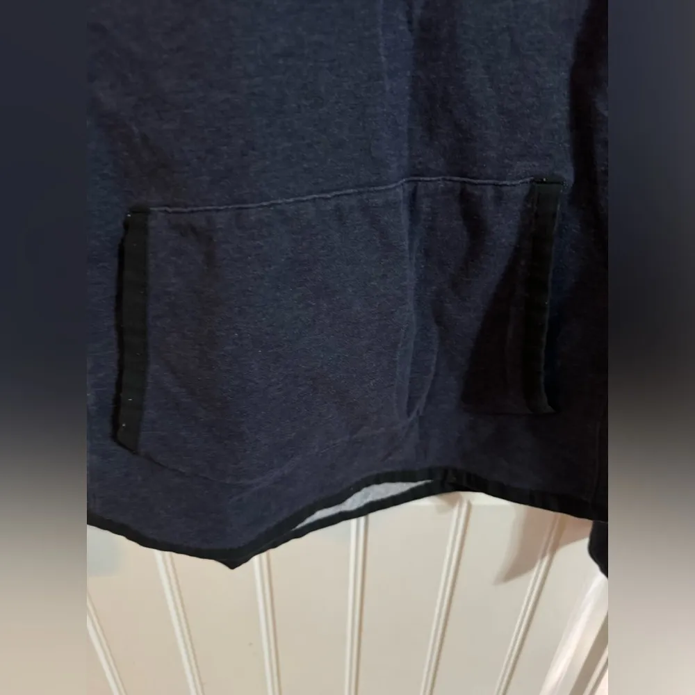 Athleta Blue/Black Sentry Hoodie Sweatshirt - Image 3