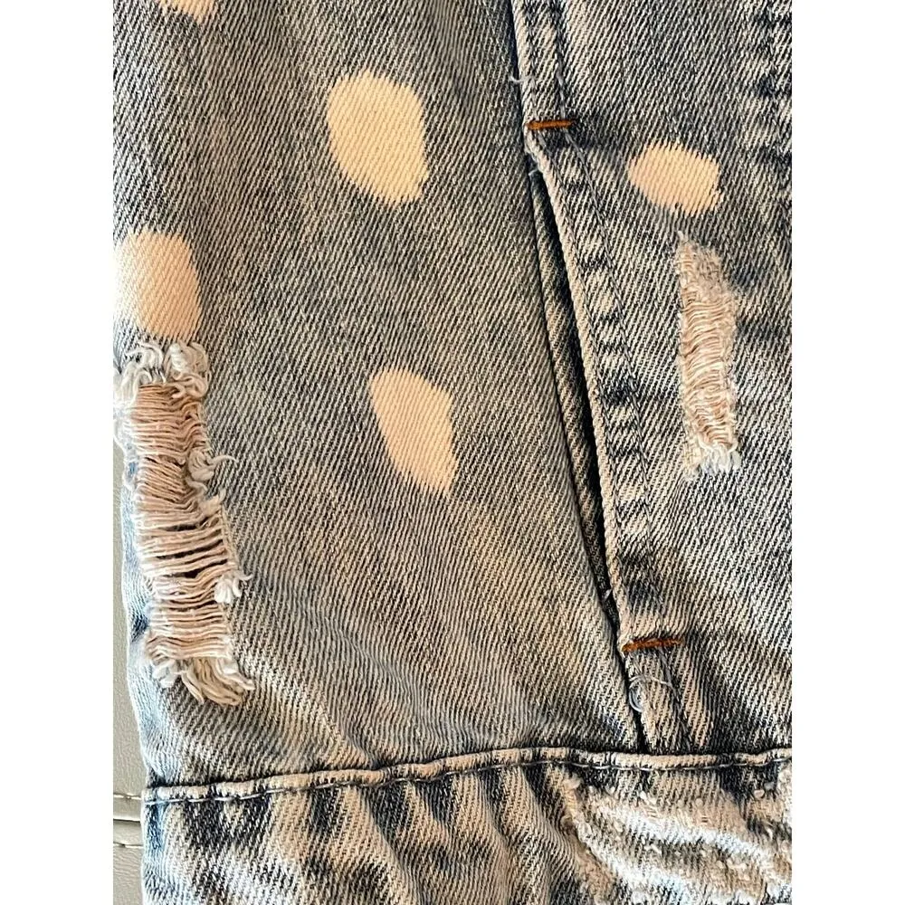 Vintage Boom Boom Jeans Spike Studded Denim Vest - Image 9