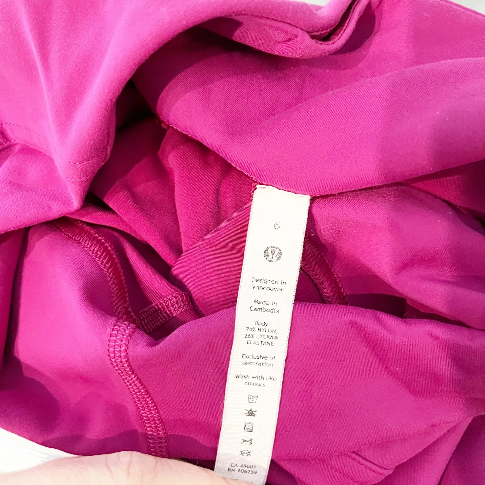Lululemon InStill High-Rise Tight Leggings 25" Magenta Purple 6 - Image 3