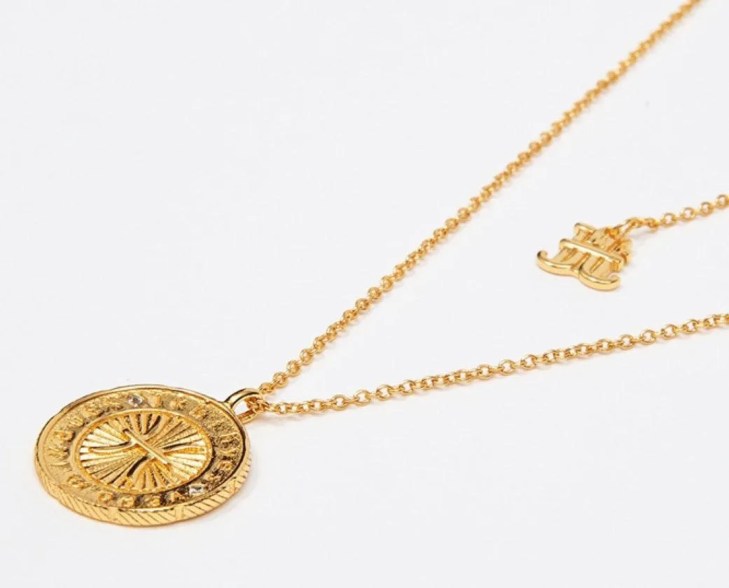 Pisces Coin Necklace, Zodiac/Sterling Silver - Image 5