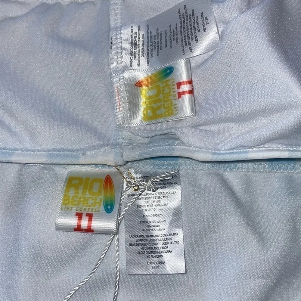 RIO Beach Argentina Baby Blue Gingham Bikini Size undefined - Image 3