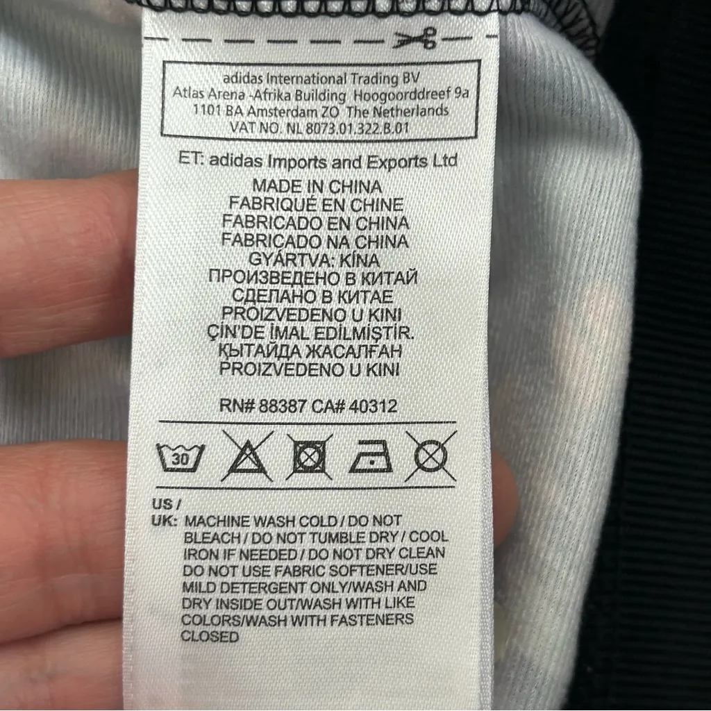 ADIDAS Botanical Track Jacket 3 Stripes Multi Color Floral Zip Up Size XS - Image 8