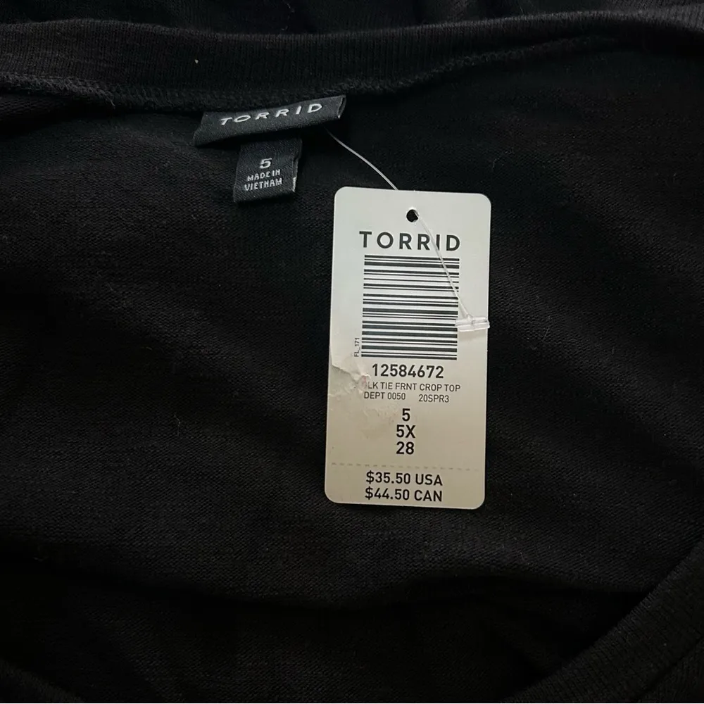 Torrid Drawstring Tie Hem Midi Short Sleeve Scoop Neck Shirt - 5X - Image 5