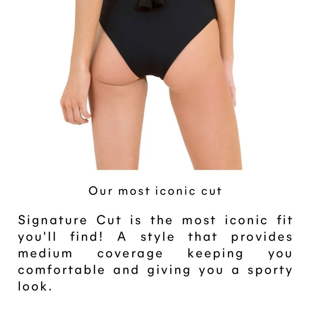 Marble Tie Dye Signature Reversible Bikini Bottoms Swim Blue Peach L new - Image 12