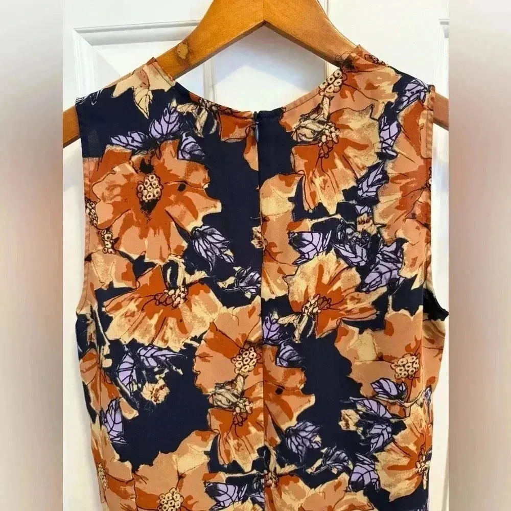 Aritzia Babaton Floral Long Tank Top size Small - Image 6