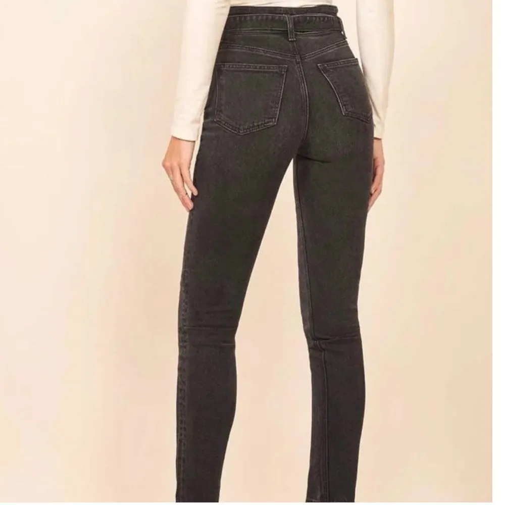 Reformation Jeans Kayo High and Skinny Black Jeans Women’s 27 - Image 2