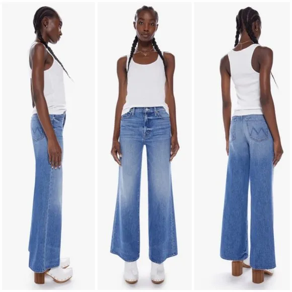đź’•MOTHER SUPERIORđź’• The Tomcat Roller Jeans ~ Pretty Is As Pretty Does 30 NWOT - Image 2