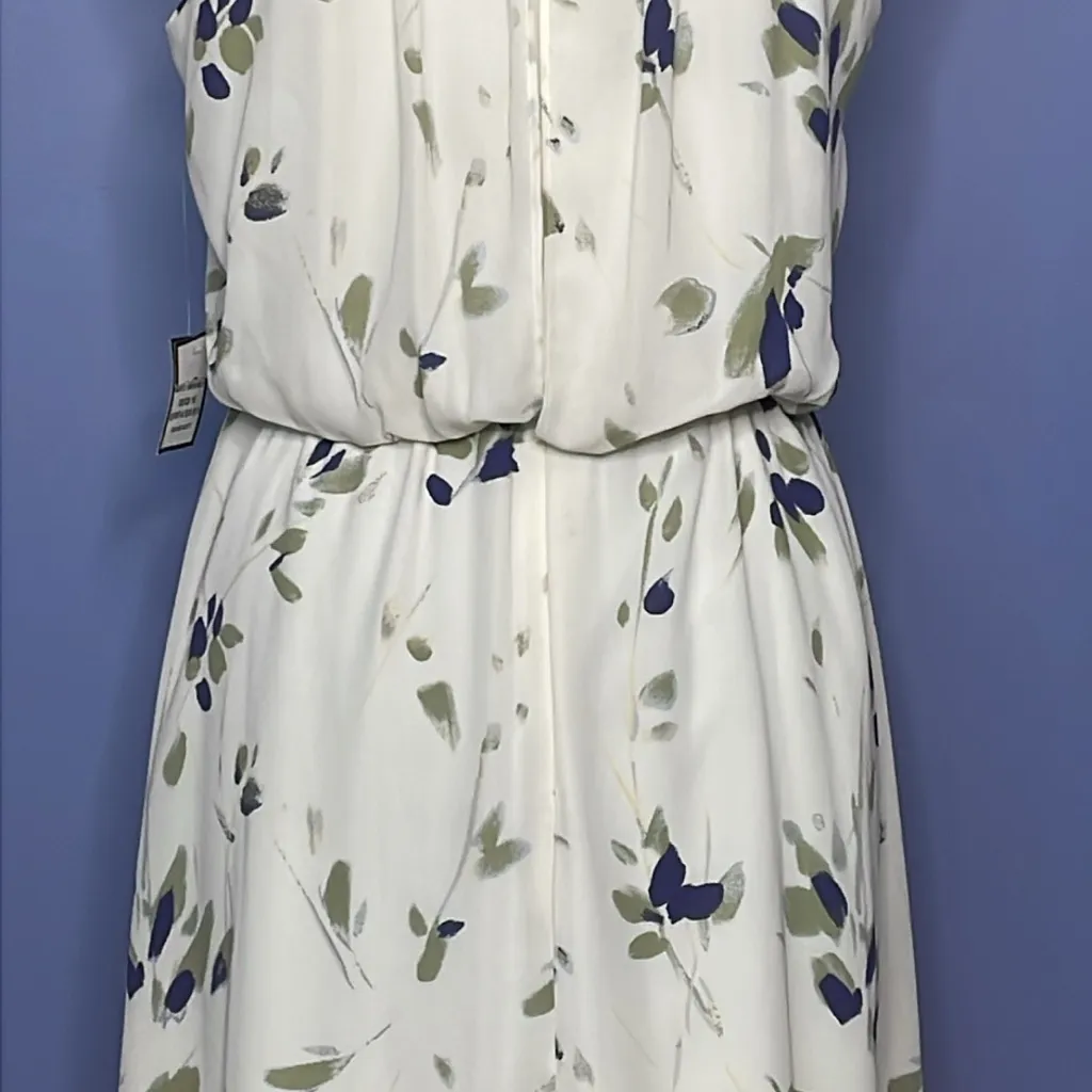 Nine West Halter Sleeveless Midi Dress Size 10 NWT - Image 9