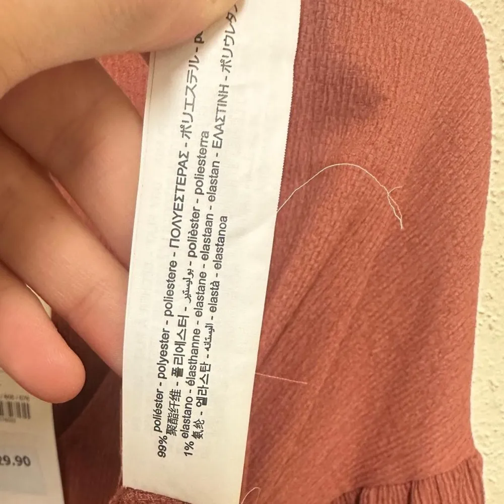 NWT Zara Textured Weave Dress Dusty Rose Size S - Image 6