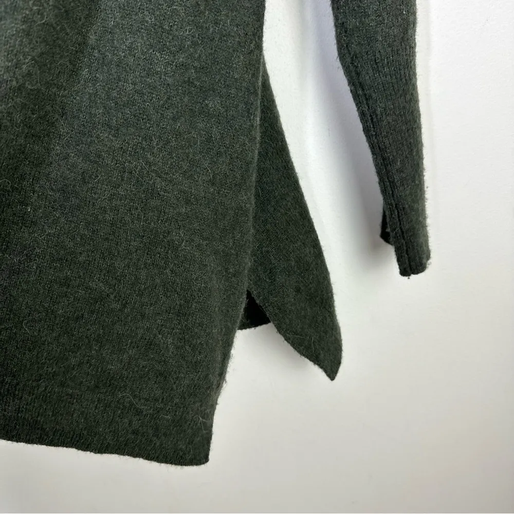 Vineyard Vines Sweater Alpaca Blend Pullover Zipper Neck Poncho Size Medium - Image 6