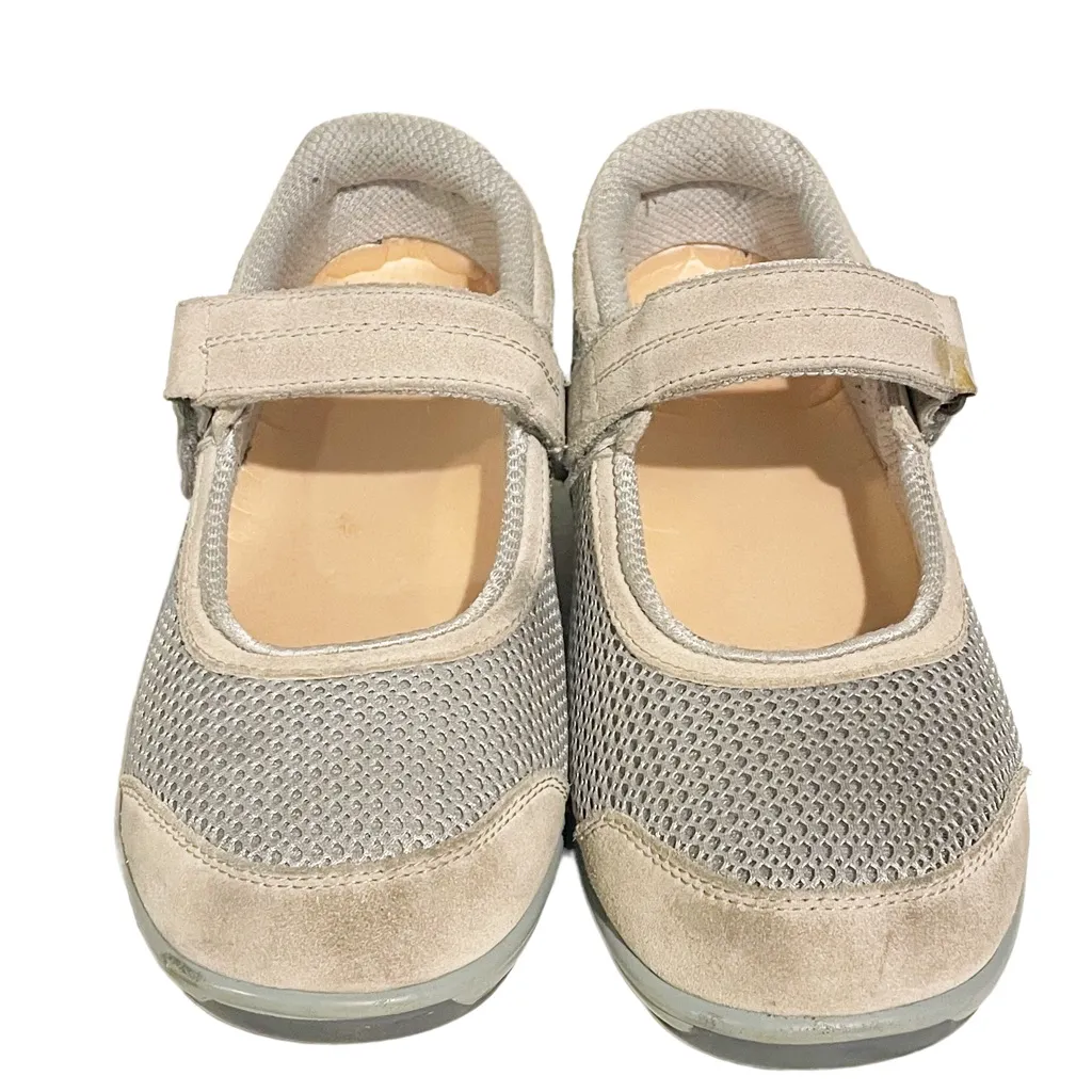Orthofeet Size 8 Grey Strappy Chattanooga Diabetic‎ Orthotic Mary Janes Gray - Image 2