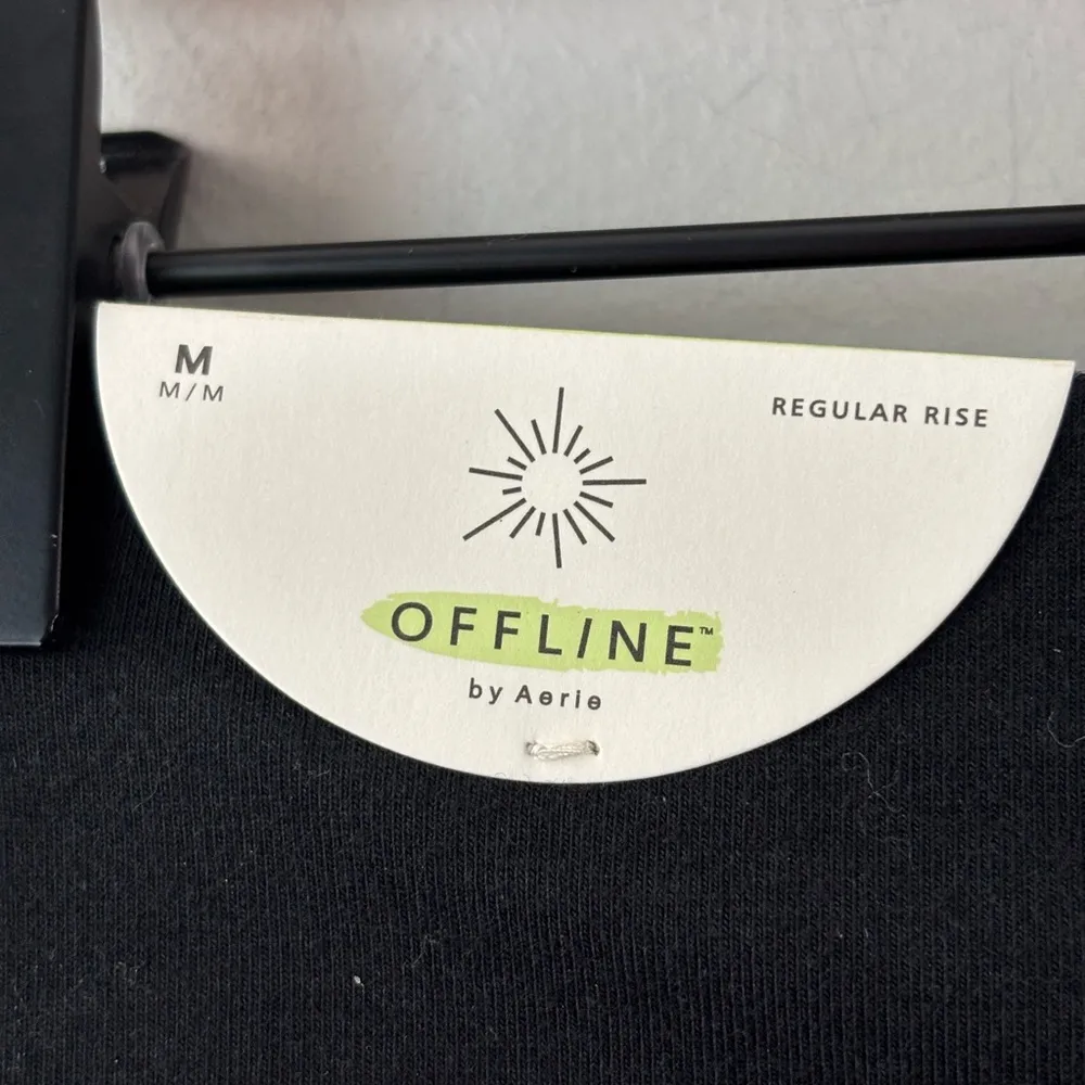 NWT Aerie Offline leggings Black Size Medium. Athleisure, running, yoga - Image 3