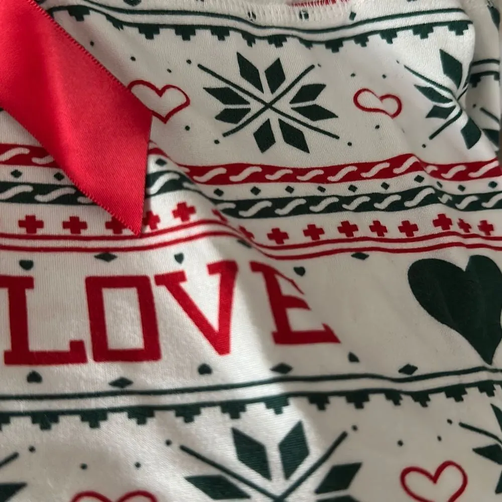 Jordann Christmas elastic Waist Pajama Pants Size Medium - Image 5